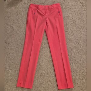 Cache Vintage Coral Cropped Dress Pants 2 Like New